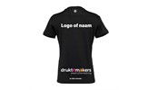 Indian Maharadja Jaipur Women Performance Tee BLACK (met sponsorlogo of naam)