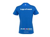 Indian Maharadja Jaipur Women Performance Tee COBALT (met sponsorlogo of naam)