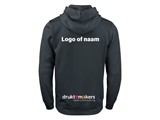 Clique Basic Active Hoody ZWART (met sponsorlogo of naam)
